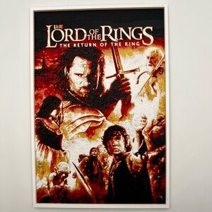 Lord of the Rings 3D Printed Art
